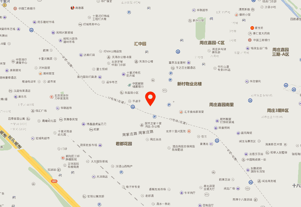 北京新华国际广场位置地图